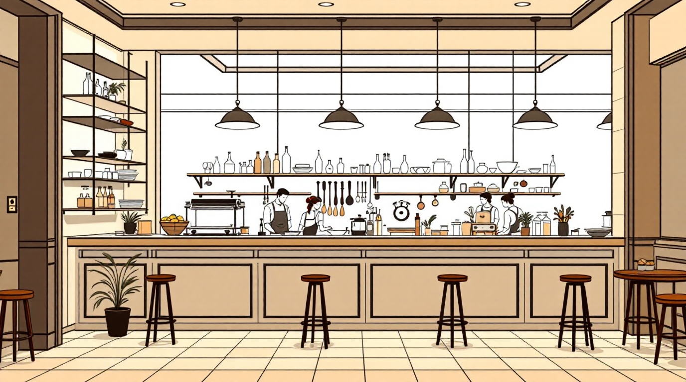 Restaurant ordering environment